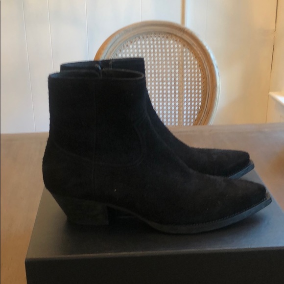BRAND NEW Saint Laurent stacked heel Chelsea boot - Picture 4 of 7